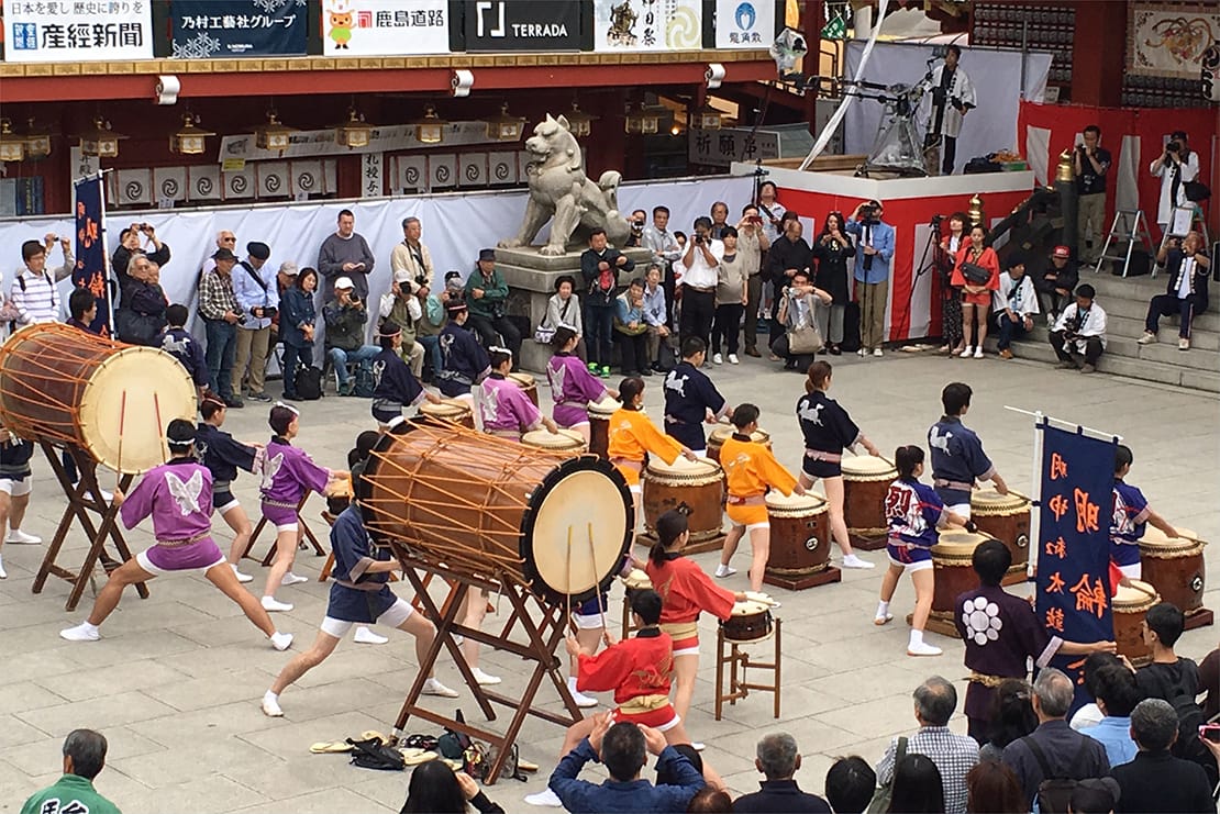 神田祭の和太鼓