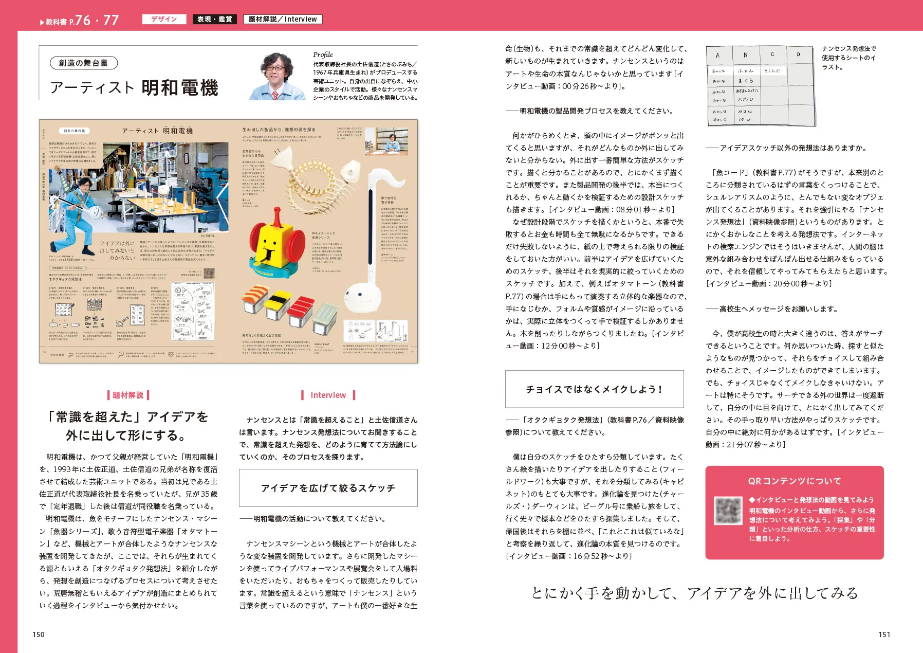 作品・作家解説「創造の舞台裏 アーティスト・明和電機」