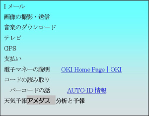 図５　携帯電話の様々な機能を書き出したデジタルノート