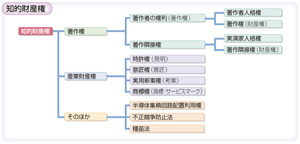 教科書78ページの図「知的財産権」