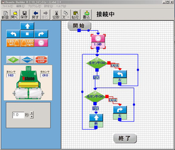 プログラム作成画面例