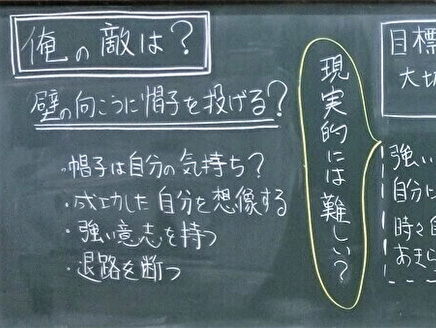 場面絵の活用で、目標に向けた強い意志について考える道徳授業（第2学年）