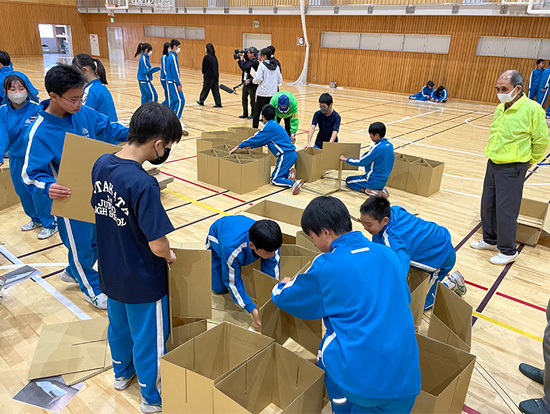 中学生が避難所でできること