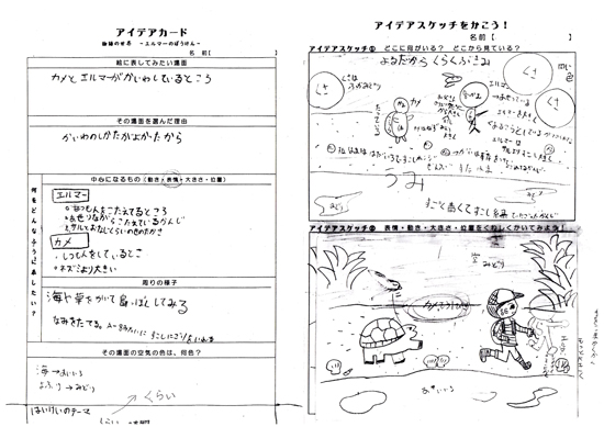 物語の世界 エルマーのぼうけん 第４学年 小学校 図画工作 My実践事例 日本文教出版