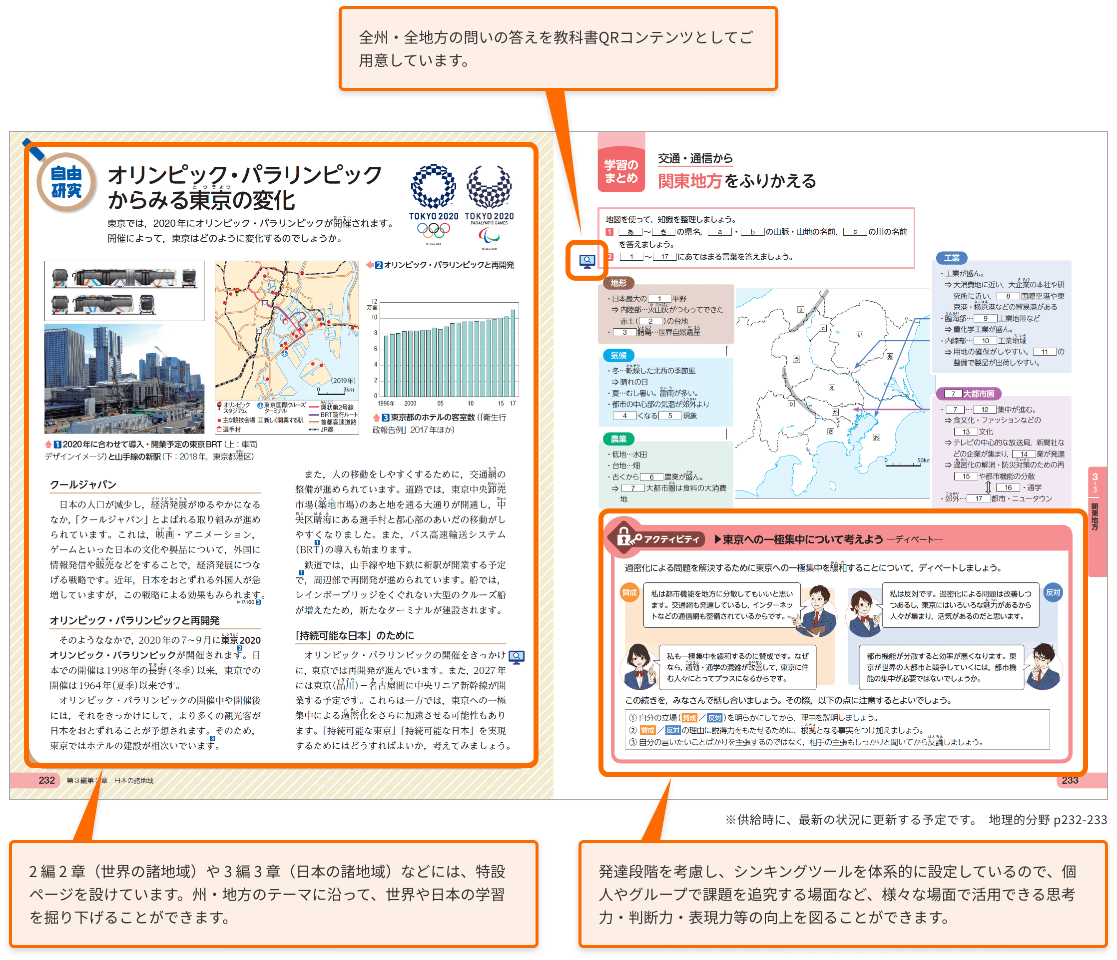 教科書のポイント 2 教科書 中学校 社会 地理 日本文教出版